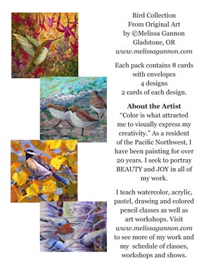 Bird Collection 3 Note Cards